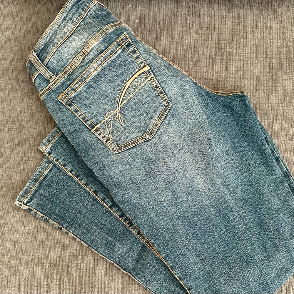 Aura Blue Denim Jeans NWOT